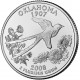 Оклахома. Монета 25 центов (D). 2008 год, США.