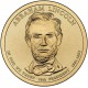 16-й президент США. Авраам Линкольн. Монетный двор D. 1 доллар, 2010 год, США.
