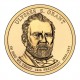18-й президент США. Улисс С. Грант. Монетный двор P. 1 доллар, 2011 год, США.