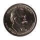 24-й президент США. Гровер Кливленд. Монетный двор D. 1 доллар, 2012 год, США.