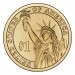 27-й президент США. Уильям Говард Тафт. Монетный двор P. 1 доллар, 2013 год, США.