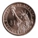 29-й президент США. Уоррен Хардинг. Монетный двор D. 1 доллар, 2014 год, США.