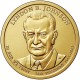 36-й президент США. Линдон Джонсон. Монетный двор D. 1 доллар, 2015 год, США.