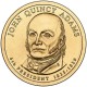 6-й президент США. Джон Куинси Адамс. Монетный двор P. 1 доллар, 2008 год, США.