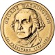 1-й президент США. Джордж Вашингтон. Монетный двор D. 1 доллар, 2007 год, США.