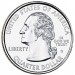 Джорджия. Монета 25 центов (D). 1999 год, США.