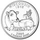 Висконсин. Монета 25 центов (P). 2004 год, США.