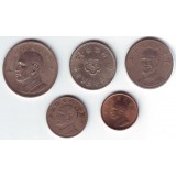 Набор монет Тайваня, 1960-2003 гг., Тайвань.