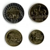  Набор монет Уругвая (4 шт.). 2011 год, Уругвай.