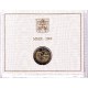 Международный год астрономии. Монета 2 евро в буклете. 2009 год, Ватикан.