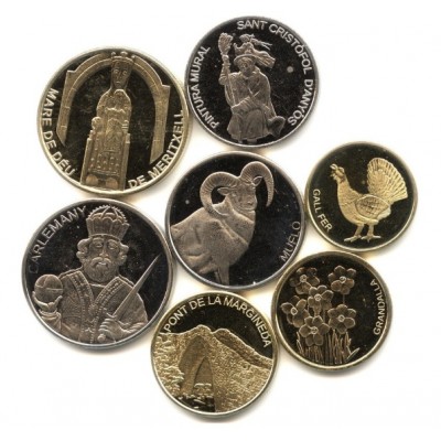 Андорра — набор из 7 монет 2013