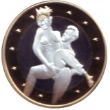 6 эросов (Sex euros). Сувенирный жетон. (Вар. 7)