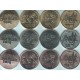 Набор памятных 25-рублевых монет СОЧИ-2014 (12 шт. позолота, серебро, бронза)