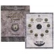 Набор монет серии "Города воинской славы", выпуск 4 в буклете,  2014 года с  жетоном  СПМД.