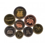 Чеченская республика-Ичкерия, набор из 8 монет (редкий)