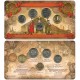 Набор разменных монет 2016 года в буклете с жетоном  ММД (нейзильбер-Георгий Победоносец)
