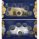 Набор разменных монет 2011 года в буклете с жетоном  ММД 